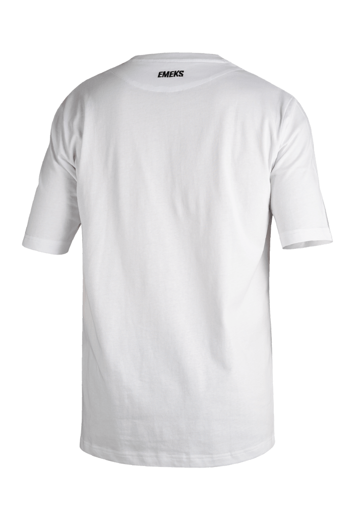 Plain white t shirt back side best sale